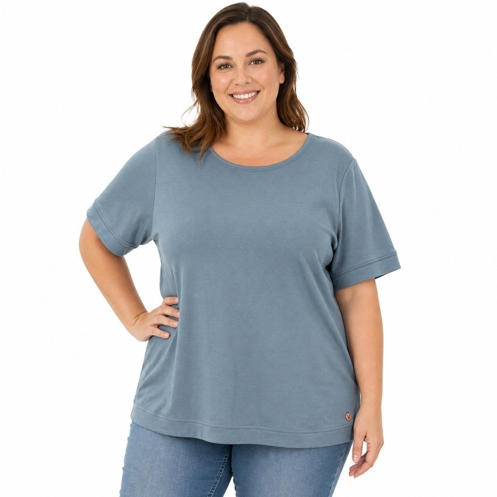 Livi Lane Bryant Plus Sweatshirt Size 18/20 Blue Tulip Back Active‎ Top